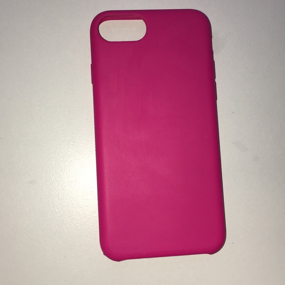 iphone 6s pink silicon hard case